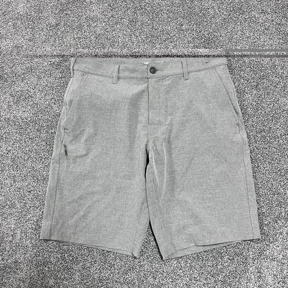 RVCA VA Dual Purpose Trunk Shorts Mens 30 Gray Hybrid Stretch Board Shorts